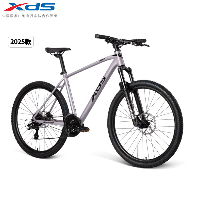 喜德盛山地车2025新款逐日500禧玛诺24速铝合金男女油刹越野单车