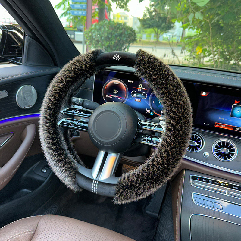 冬季毛绒汽车方向盘套铃木维特拉启悦锋驭雨燕北斗星骁途速翼特