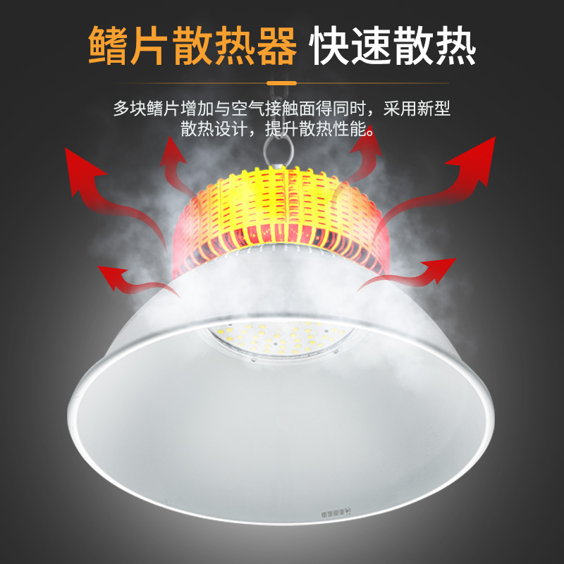 上海亚明led天棚吊灯加厚罩子仓库工业厂房灯150200W灯超亮1000w