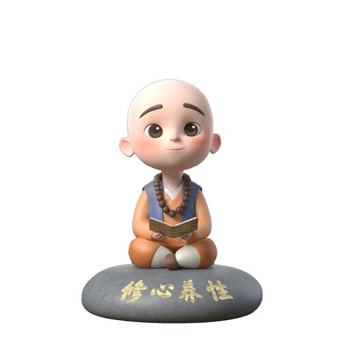 淡定摇头办公室小和尚汽车