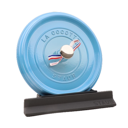 staub法国珐宝珐琅铸铁锅配件锅盖架子支架煤气灶台用搁架放锅垫