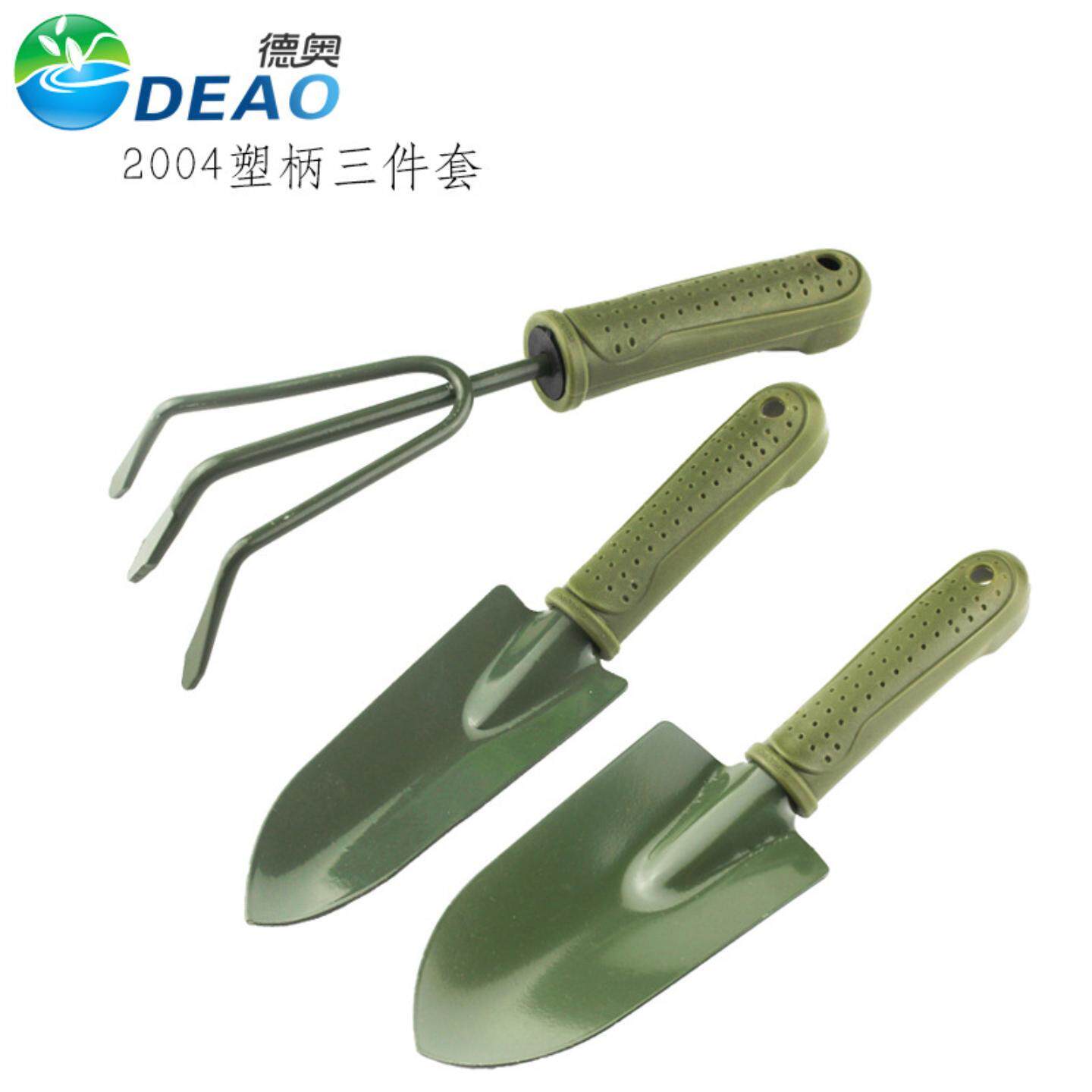 园艺手工具家庭花园三齿松土耙小