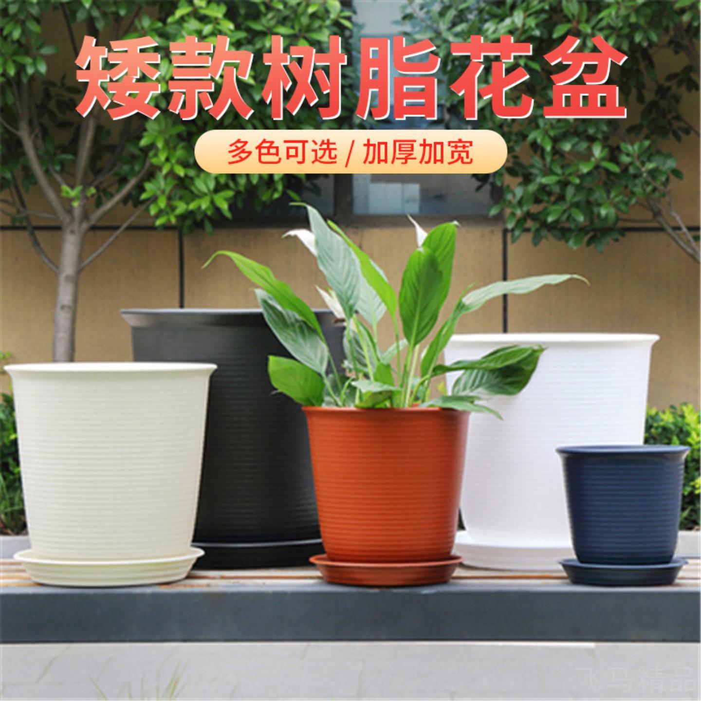 仿陶树脂大号加厚高矮款创意绿萝