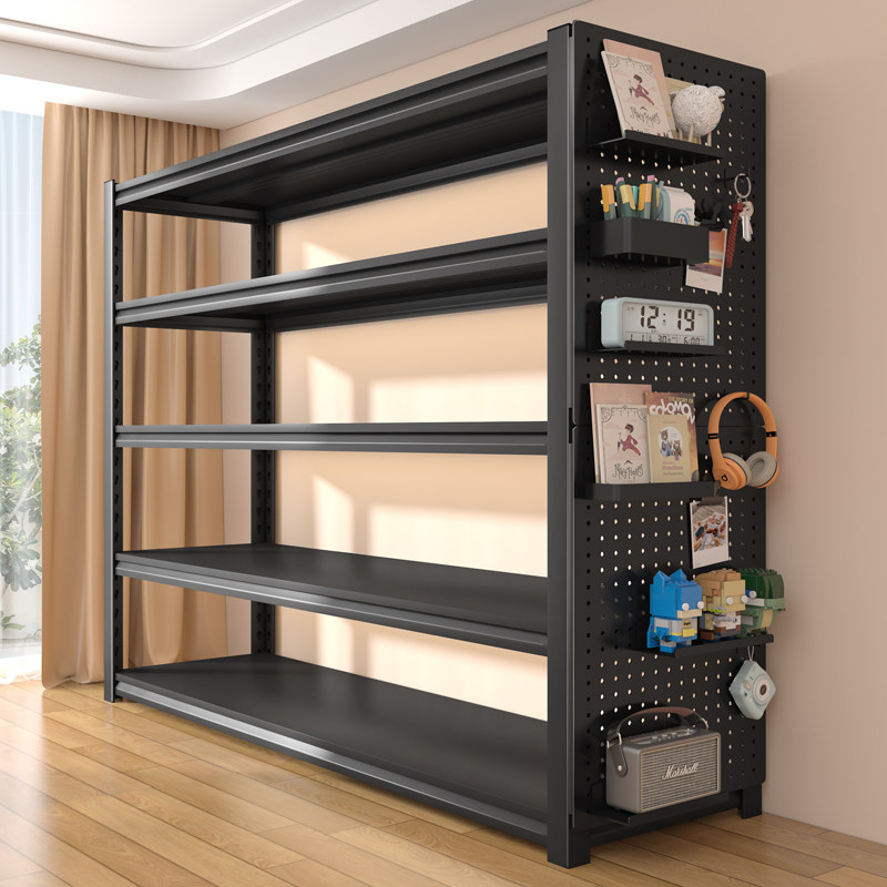 家用货架置物架阳台多层置物架仓库储藏间商超快递杂物钢制收纳层