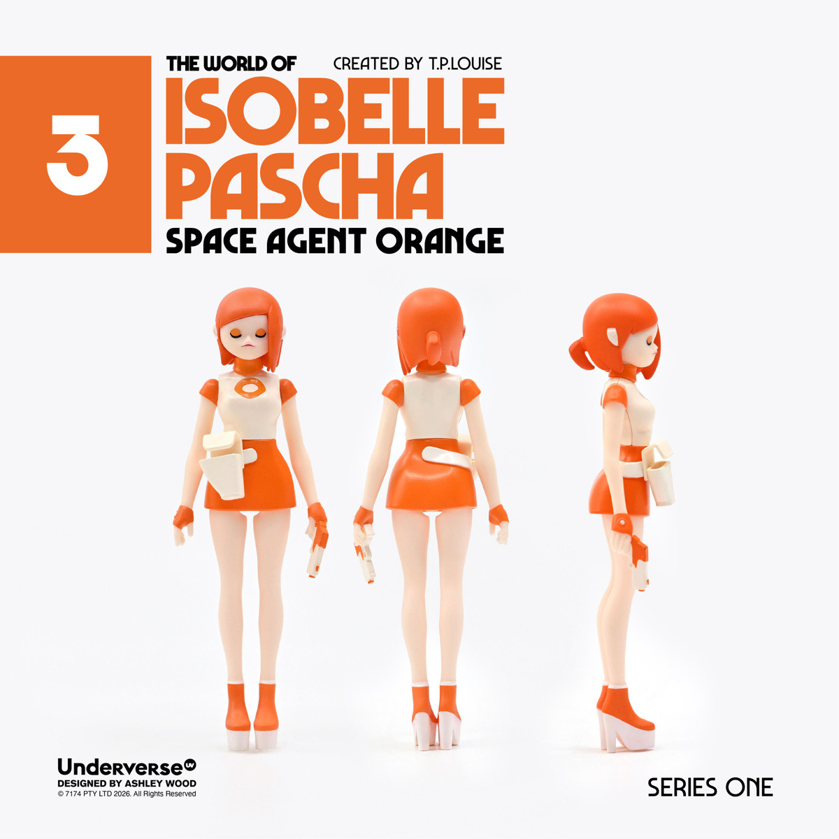 THE WORLD OF ISOBELLE PASCHA Series One 挂卡人偶系列 - 实物图