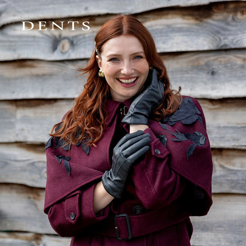 梅根王妃同款|DENTS毛羊皮针织内里柔软透气女士手套7-1125礼盒,服饰配件/皮带/帽子/围巾,手套,淘宝优惠券,粉丝福利购,淘宝优惠卷