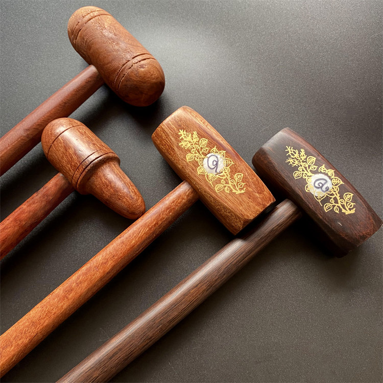 花梨木红木实木敲背锤木质按摩器按摩棒/锤