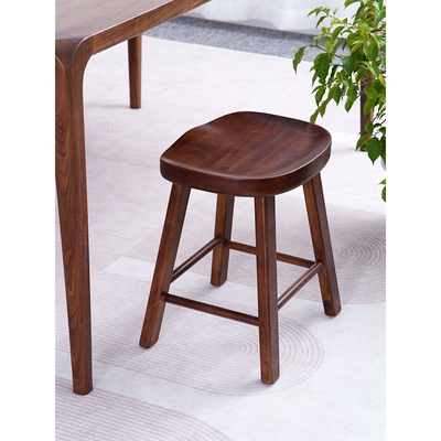 实木凳子家用结实耐用板凳吧台椅简约梳妆凳原木餐椅小矮凳换鞋凳