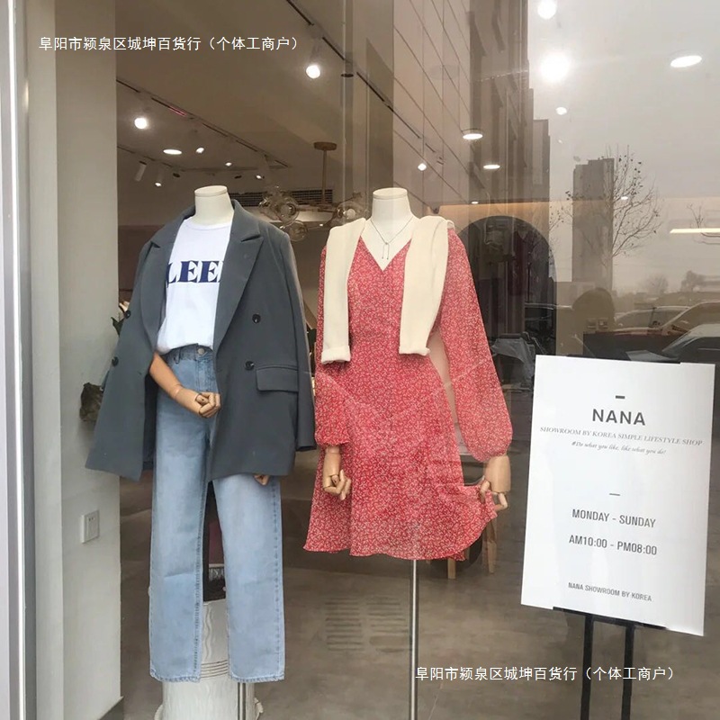 婚纱展示架女橱窗拍照女模特昌弯模特服装店半身模特人假包邮