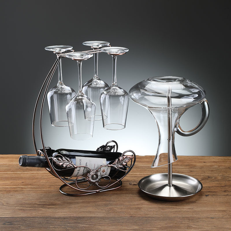 家用红酒杯架创意红酒摆件高脚葡萄酒装饰倒挂酒瓶架子欧式酒架,餐饮具,酒架,淘宝优惠券,粉丝福利购,淘宝优惠卷