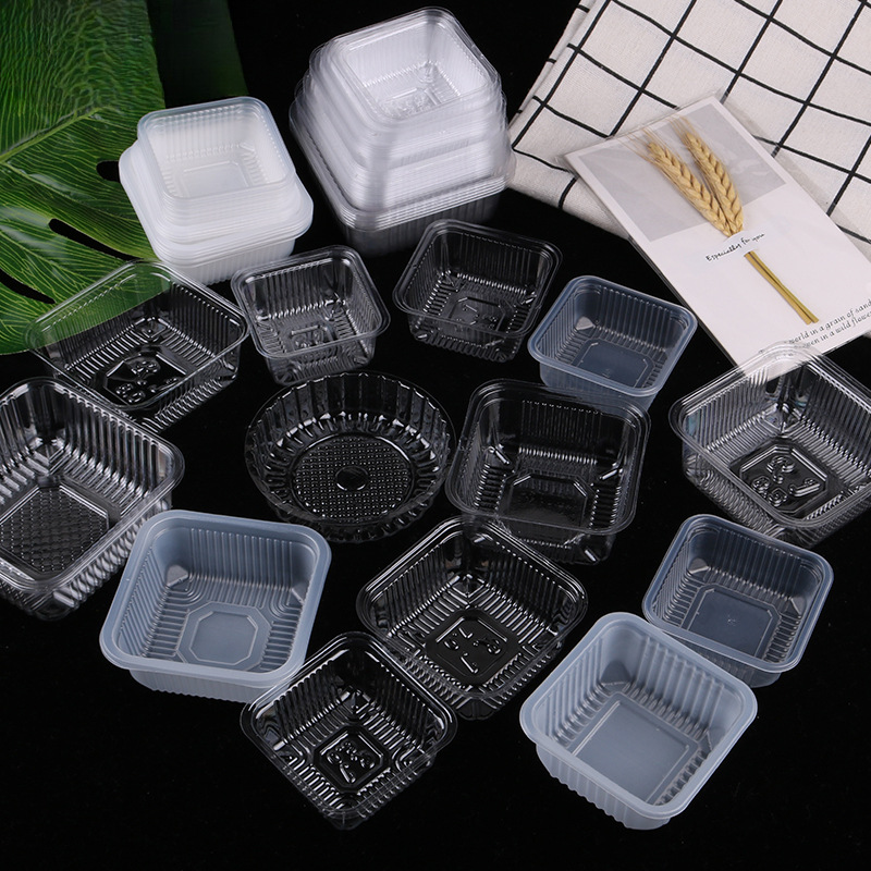 月饼托烘焙糕点透明吸塑包装内托绿豆糕蛋黄酥雪媚娘点心托1000只