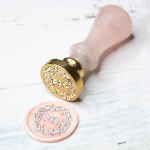 shinmor欧式复古火漆印章套装定制蜡封印章定做来图订制DIY免费套