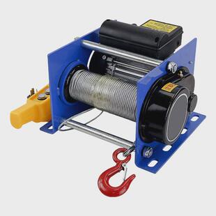 v小型卷杨机家用钢丝绳微型电动提升机v德式卷扬机