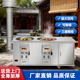 柴火灶烧木柴家用农村移动大铁锅新款 新型不锈钢双锅灶台户外炉灶