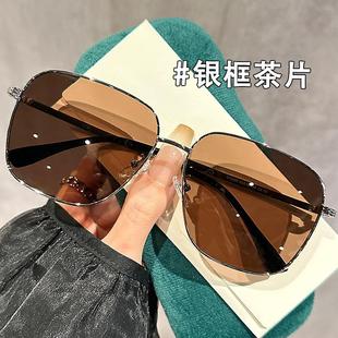 大框男士 开车茶色太阳眼镜级感防紫外线 墨镜2025新款 古天乐同款