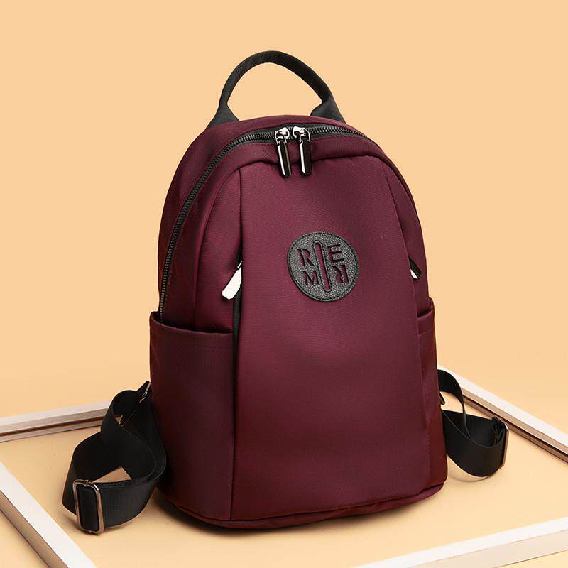 双肩包女夏天轻便简单新款韩版百搭潮牛津布背包时尚休闲旅行书包