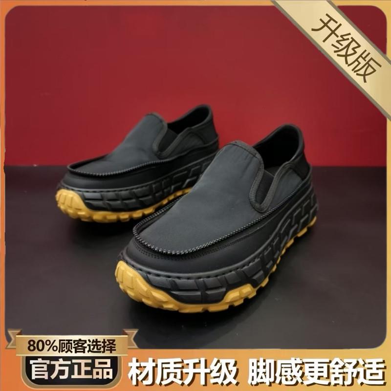 大码男鞋春季新款老北京帆布鞋夏休闲一脚蹬懒人乐福布鞋子男潮鞋