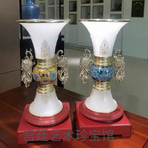 盛世中华樽景泰蓝戴嘉琳 官方正品VIP特惠 收藏送礼家具摆件礼物