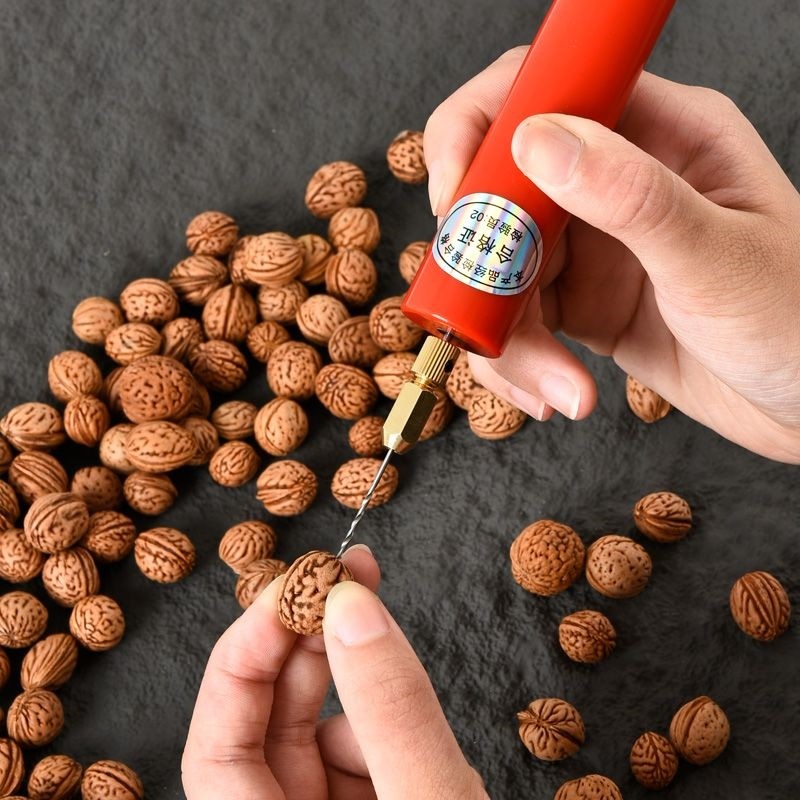 手工水晶滴胶开孔器多功能打磨机家用diy珍珠钻孔器迷你小电钻文