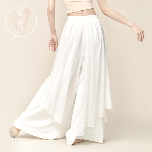 雪纺裙裤 长款 中国舞蹈服 舞蹈纱裤 花辰序古典舞练功服女成人阔腿裤