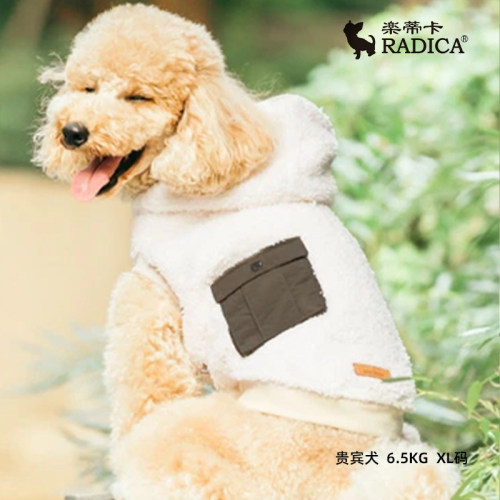 Radcia猫狗摇粒绒连帽衫