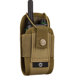 守护者户外战术手台包保护套 对讲机包 穿腰带副包 多功能附件包
