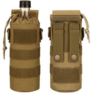 守护者 户外小水壶包600ml可折叠水壶套 腰包战术水杯袋 水壶挎包