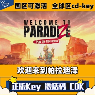 欢迎来到帕拉迪泽激活码 Steam正版 CDKey国区全球区PC联机中文游戏