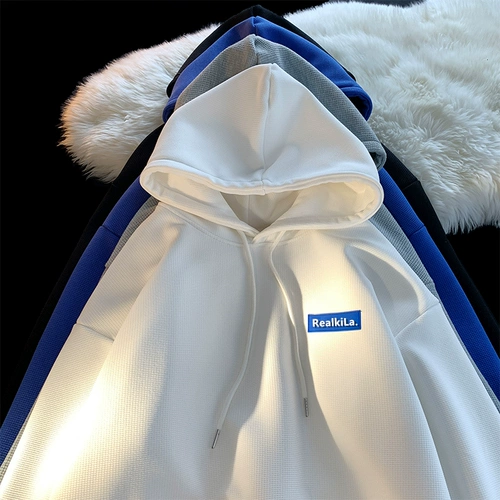 Tide, осенняя белая толстовка с капюшоном, оверсайз