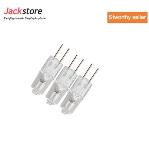 小众高货10Pcs Mini Warm Whe G4 12V 20W Tungsten Halogen Lamp