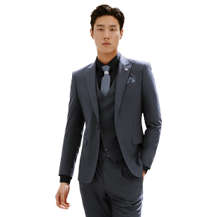 隆庆祥量身手工定制西服套装商务婚礼男士西装新郎婚礼男套装结婚