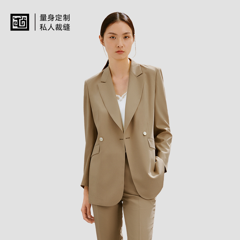 隆庆祥2024新款量身定制女士西装套装西服两件套修身商务休闲
