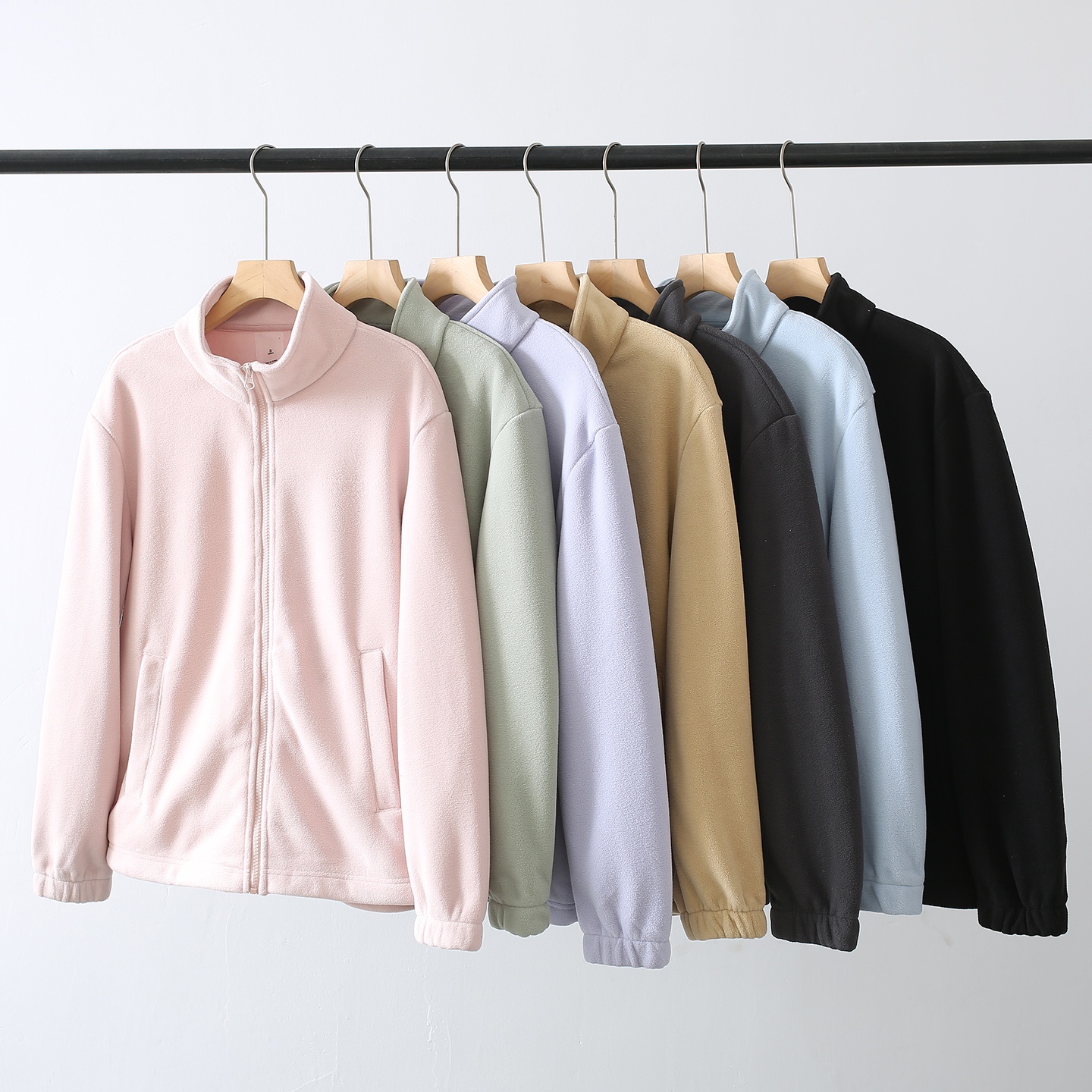 户外休闲保暖抓绒衣外套女秋冬运动休闲双面摇粒绒夹克冲锋衣内胆