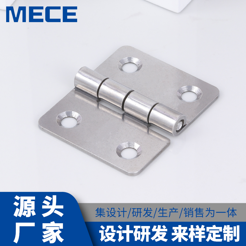 304不锈钢加厚合页橱柜门铰链折叠荷叶平开柜子活页翻板箱子折页