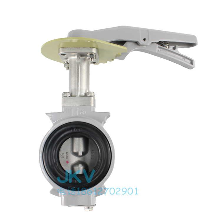 北泽KITZ手动蝶阀 PN16XJME 防结露不生锈铝合金对夹手柄蝶阀现货