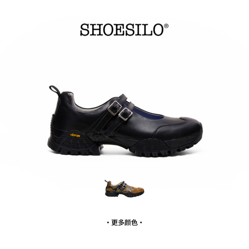 SHOESILO2025春季新款真皮百搭乐福鞋舒适单鞋玛丽珍鞋女鞋