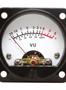 【清风工作室】黄色暖光 需驱动  VU指示表 45MM电平圆表