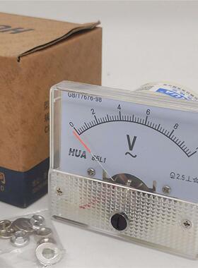 原装CHHUA华伟85L1-5A 10A 20A 30A 50/5 450V指针式电流电压表
