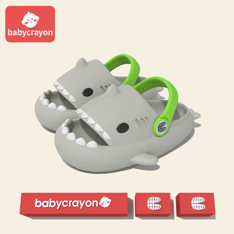 babycrayon卡通可爱凉鞋舒适软底