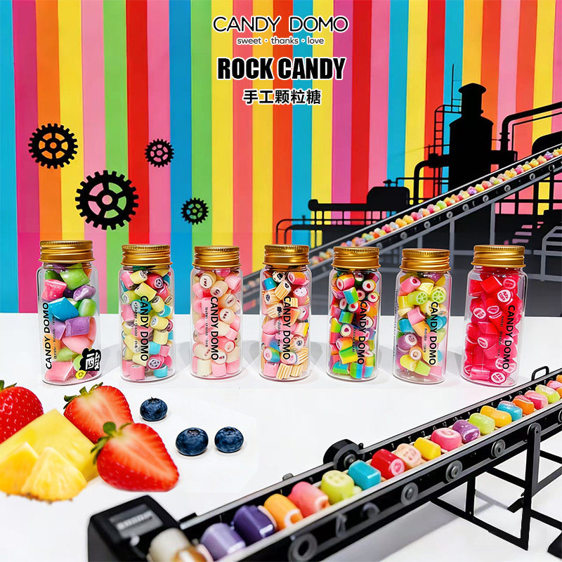 CANDYDOMO创意高颜值水果颗粒糖手工切花糖儿童零食节日礼物礼品,零食/坚果/特产,传统糖果,淘宝优惠券,粉丝福利购,淘宝优惠卷