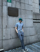 休闲裤 微喇cleanfit裤 西裤 美式 子男高级感直筒垂感西裤