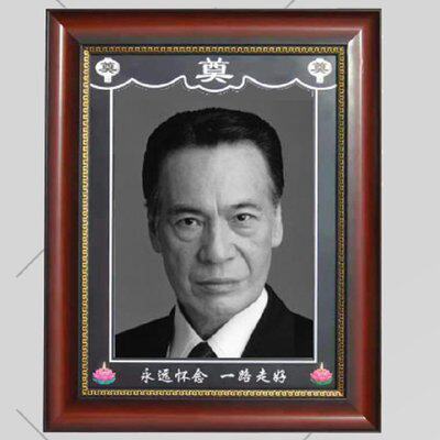 遗像制作相框灵p堂照片老人遗照冲洗定制修复12寸挂墙供奉摆台去