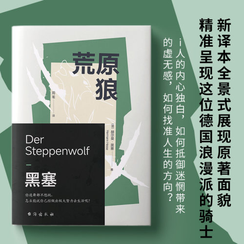 荒原狼 诺贝尔文学奖得主黑塞代表作 赫尔曼黑塞诺贝尔文学奖得主外国现当代故事世界名著外国小说读物 初高中课外阅读畅销书籍