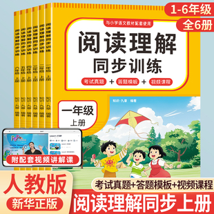 阅读理解同步训练一二三四五六年级上册 专项训练书课文同步拓展强化训练能手素养 公式法阅读答题技巧提升每日一练同步练习