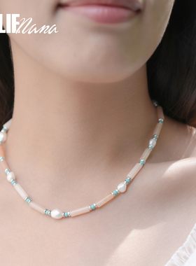 JOLIENANA/多巴胺穿搭系列天然珍珠虹雯咖啡系列多彩夏日原创