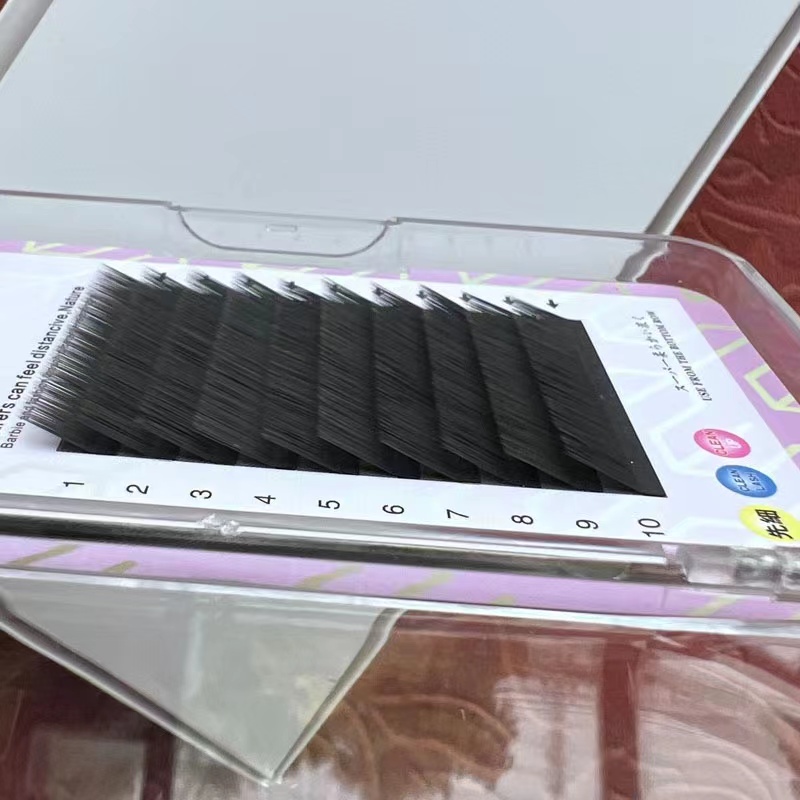 L型广角婴儿弯睫毛单根嫁接LC天鹅绒D妈生款超软猫狐系美睫店专用