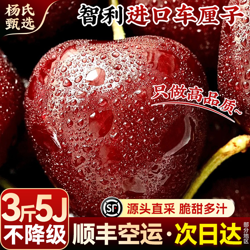 现货秒发智利进口车厘子顺丰包邮