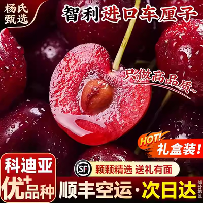 现货秒发智利进口车厘子顺丰包邮