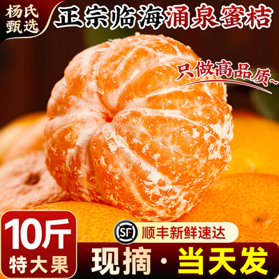 正宗临海涌泉蜜桔子10斤整箱橘浙江台州当季水果新鲜顺丰旗舰礼盒