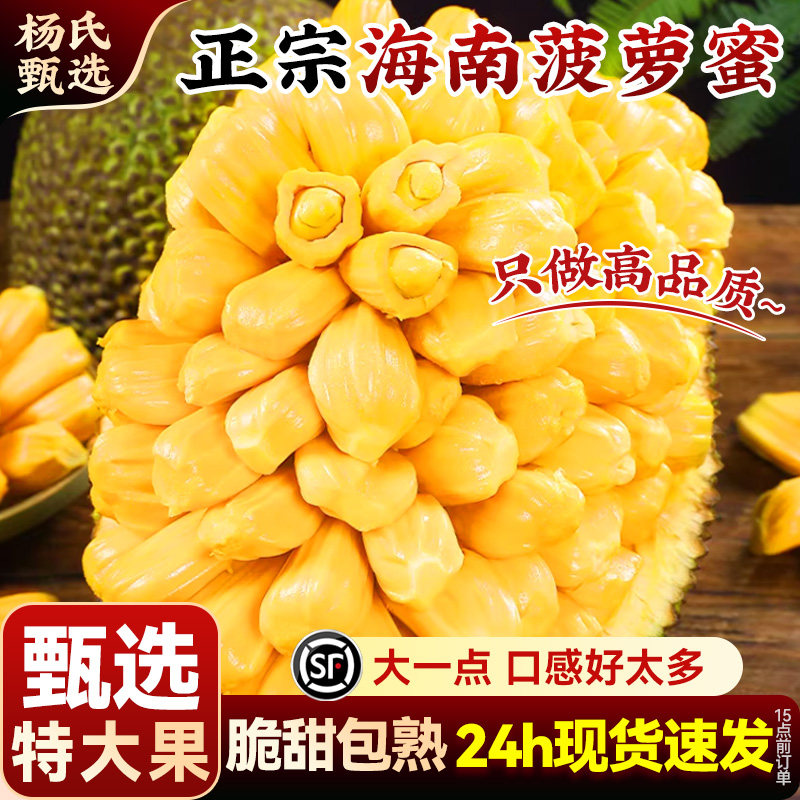【特大果】正宗海南菠萝蜜一整个10斤热带新鲜水果干苞湿熟大树